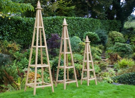 Wood Garden Obelisk Trellis Plans DIY Free Download simple balsa wood